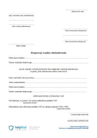 Wybierz format dokumentu